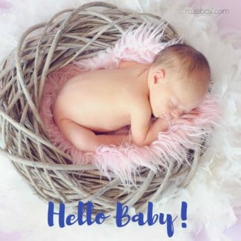 Открытка Hello Baby