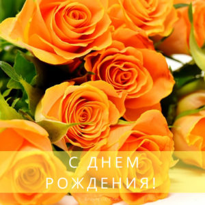 розы для любимой на открытке